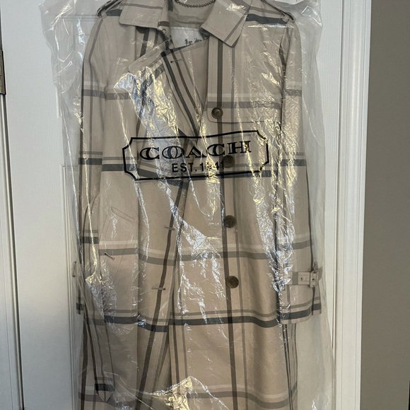Brand New Coach Long Trench Coat - Picture 2 of 4